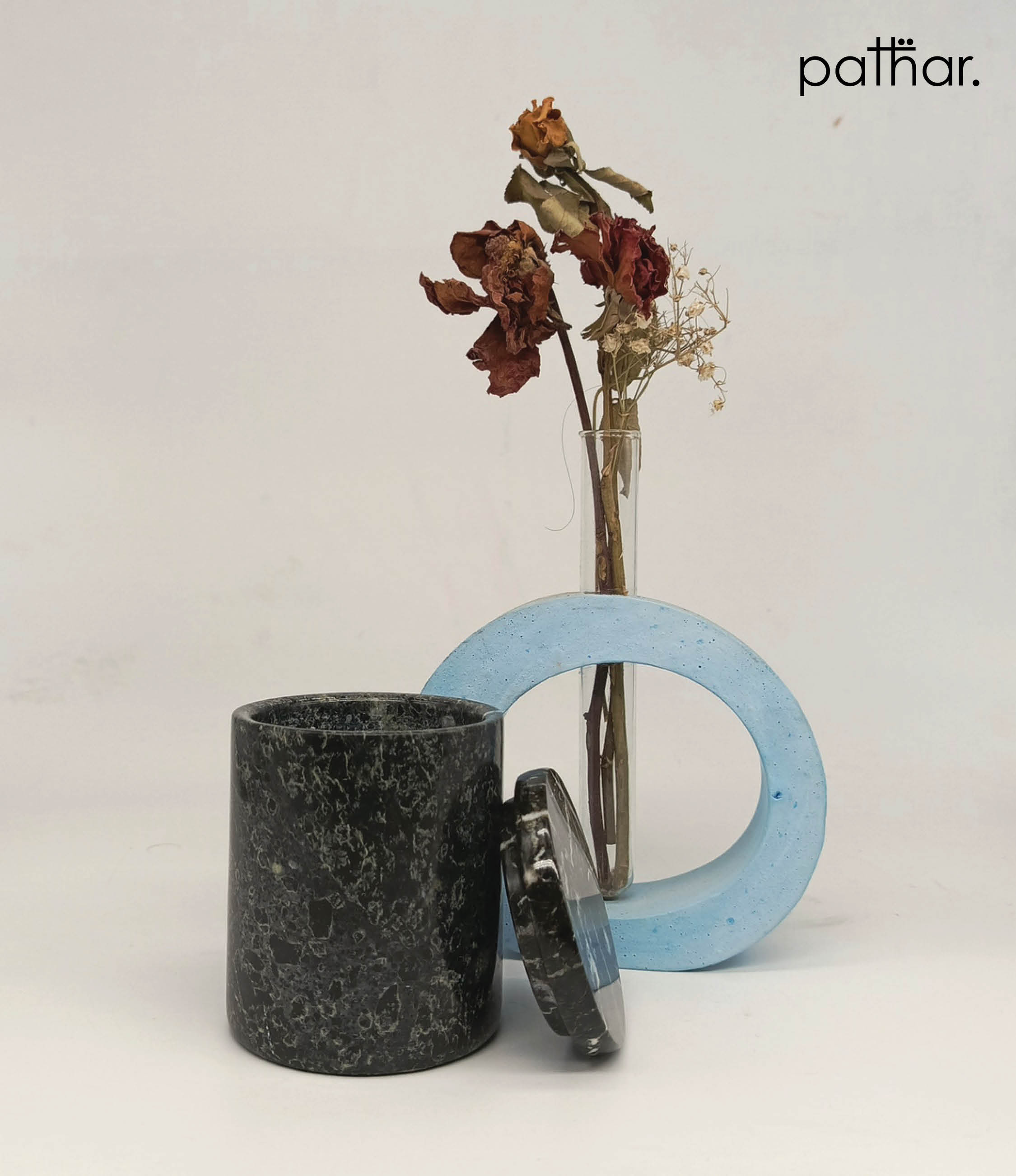 Candy Jar with Lid - Black Zebra